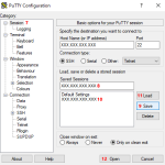 PuTTy create profile folder Image 3